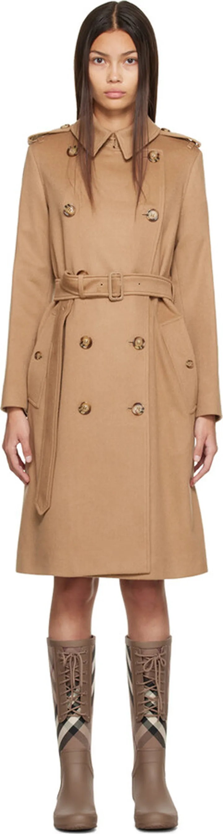 Burberry Brown Kensington Coat