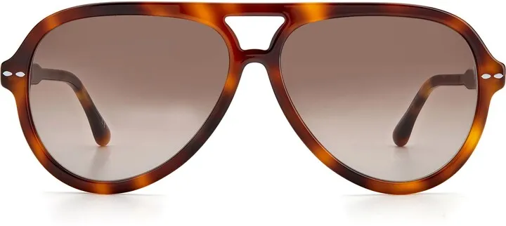 59mm Gradient Aviator Sunglasses