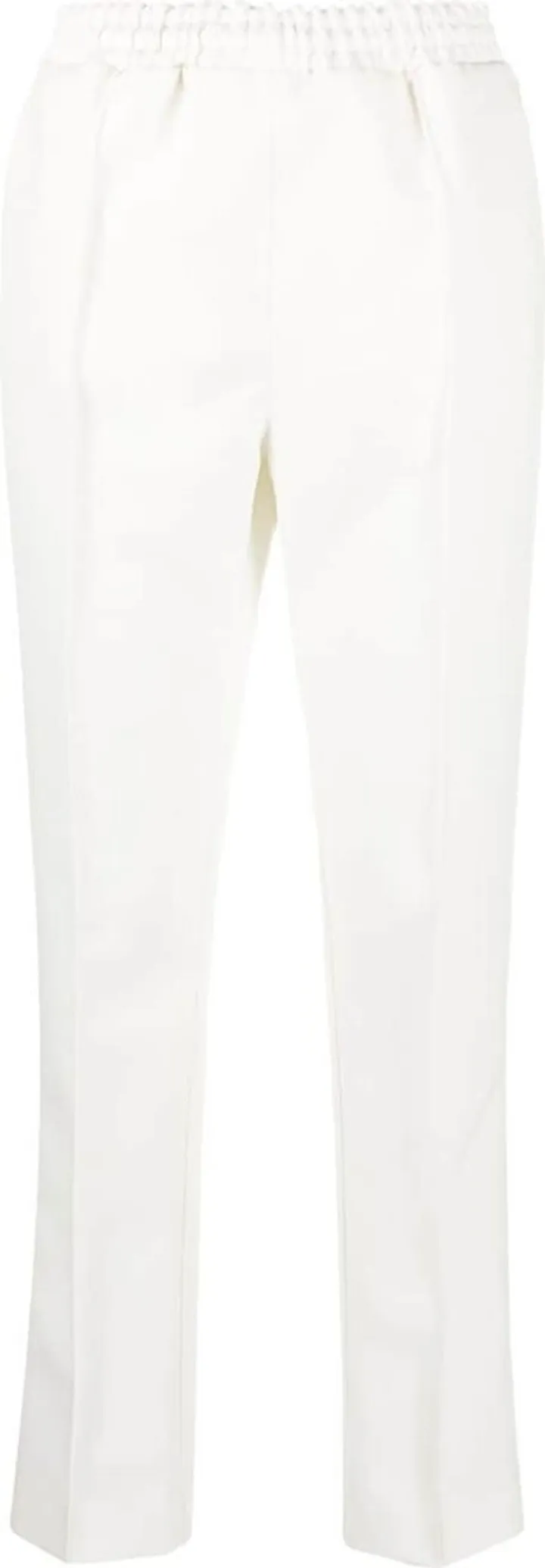 High-Rise Straight-Leg Trousers