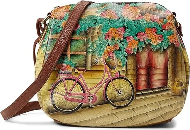 Anuschka Convertible Medium Bag 691 (Vintage Bike) Handbags