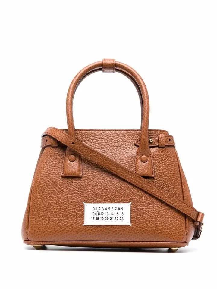 Logo-Patch Detail Tote Bag