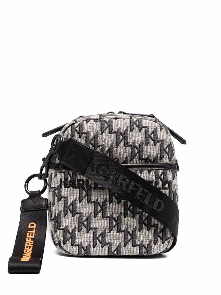 Otto jacquard-logo crossbody bag