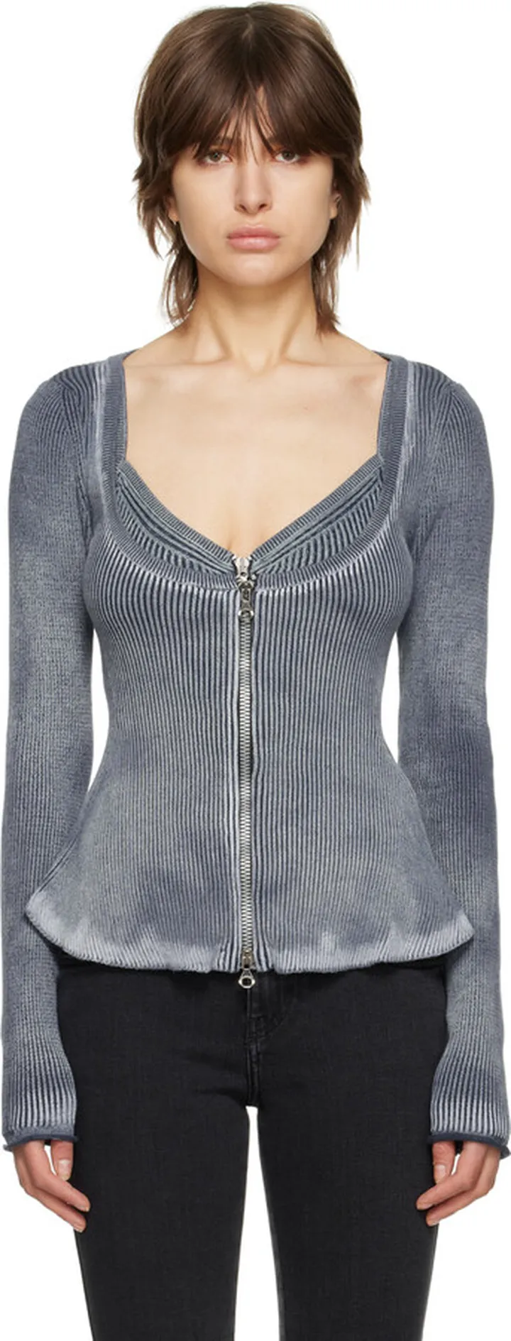 Diesel Blue M-Idori Cardigan Set