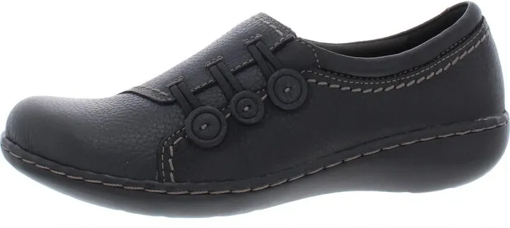 Ashland Effie Womens Leather Pebbled Clogs