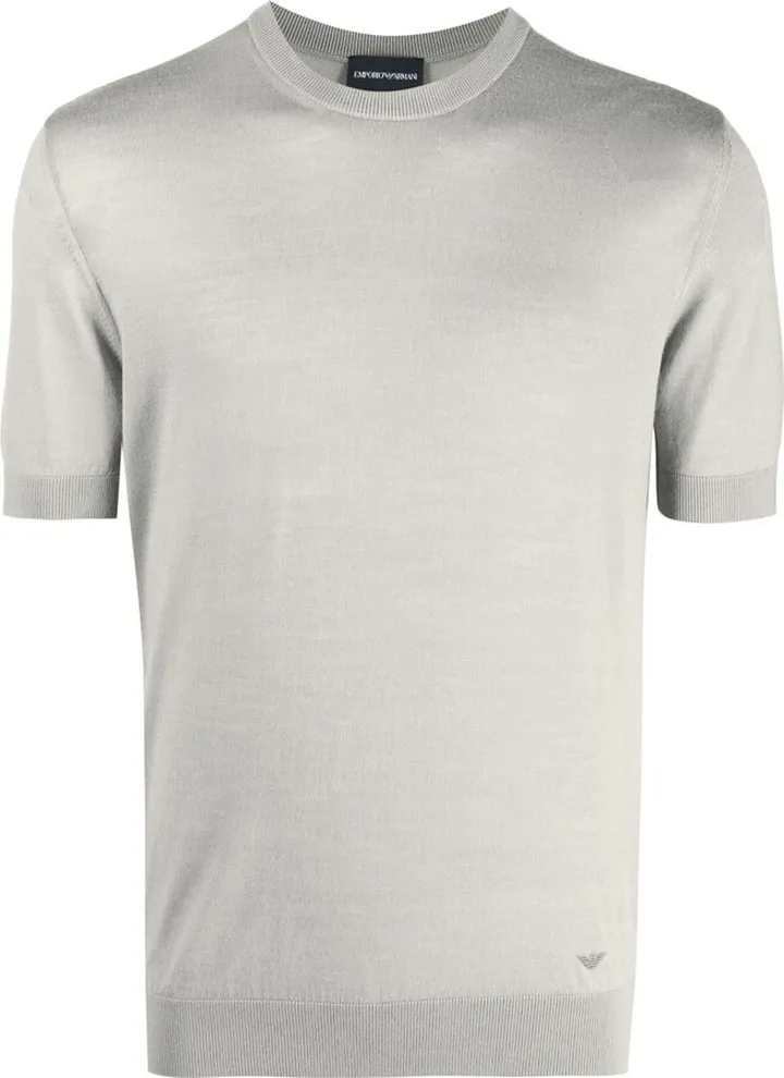 virgin wool knitted T-shirt