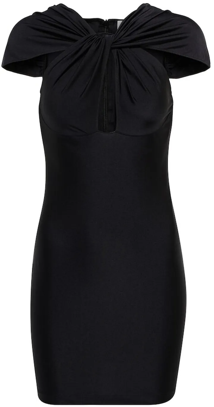 Twisted cutout minidress