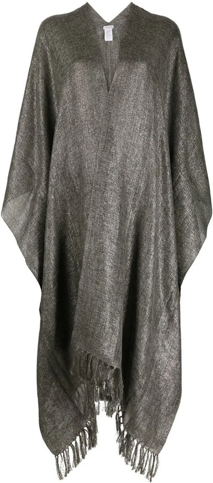 Frayed Hem Cape