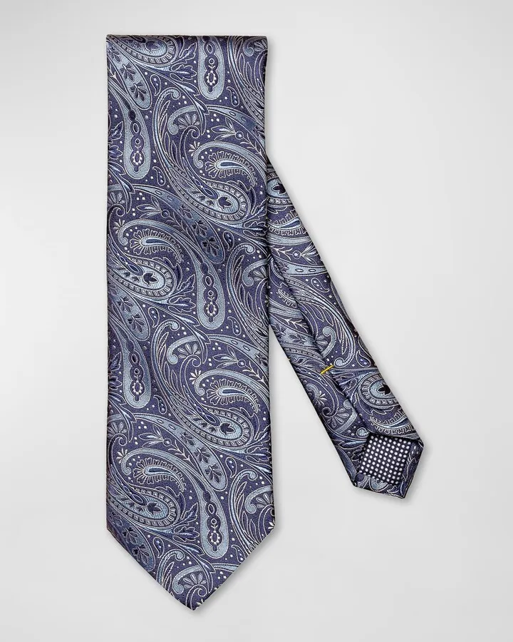 Men's Paisley Jacquard Silk Tie