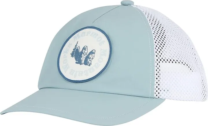 Marmot Alpine Soft Mesh Trucker (Cloud Blue) Caps