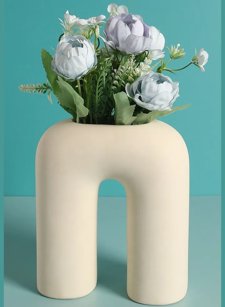 Decorative Peonies Faux Artificial Flower Bouqet