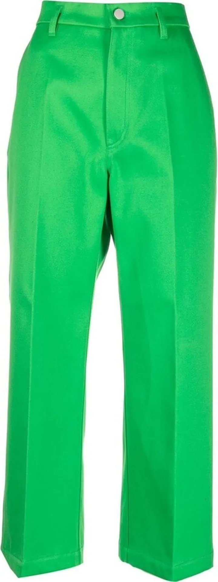 Cropped Cotton Trousers