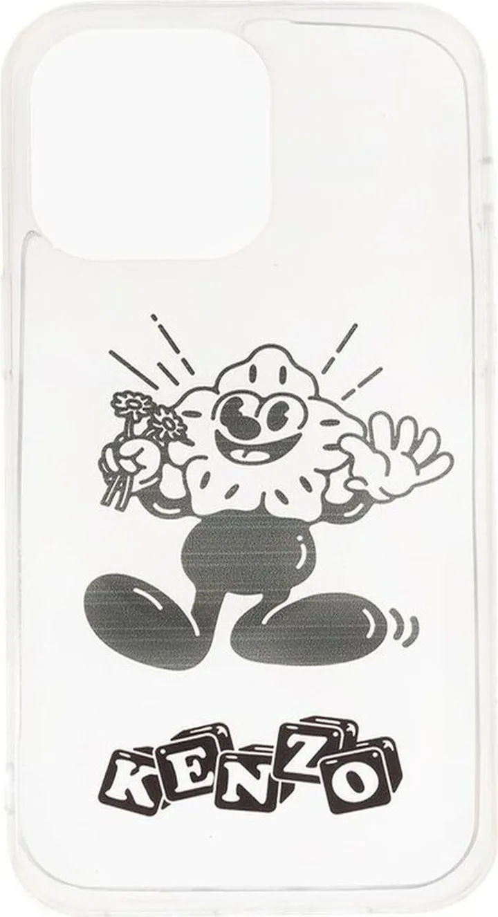 kenzo Logo Print iPhone 14 Pro Max Case