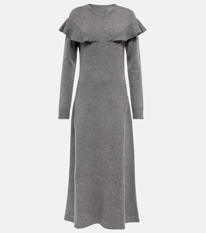 Cashmere midi dress