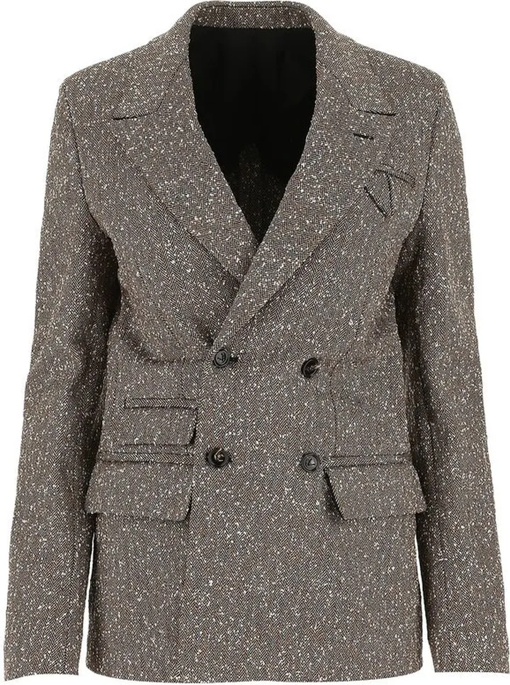 Bottega Veneta Knotted Herringbone Jacket