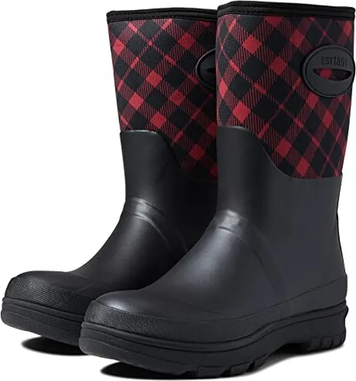 Western Chief Polarprene Mid Boot (Buffalo Check) Women's Shoes