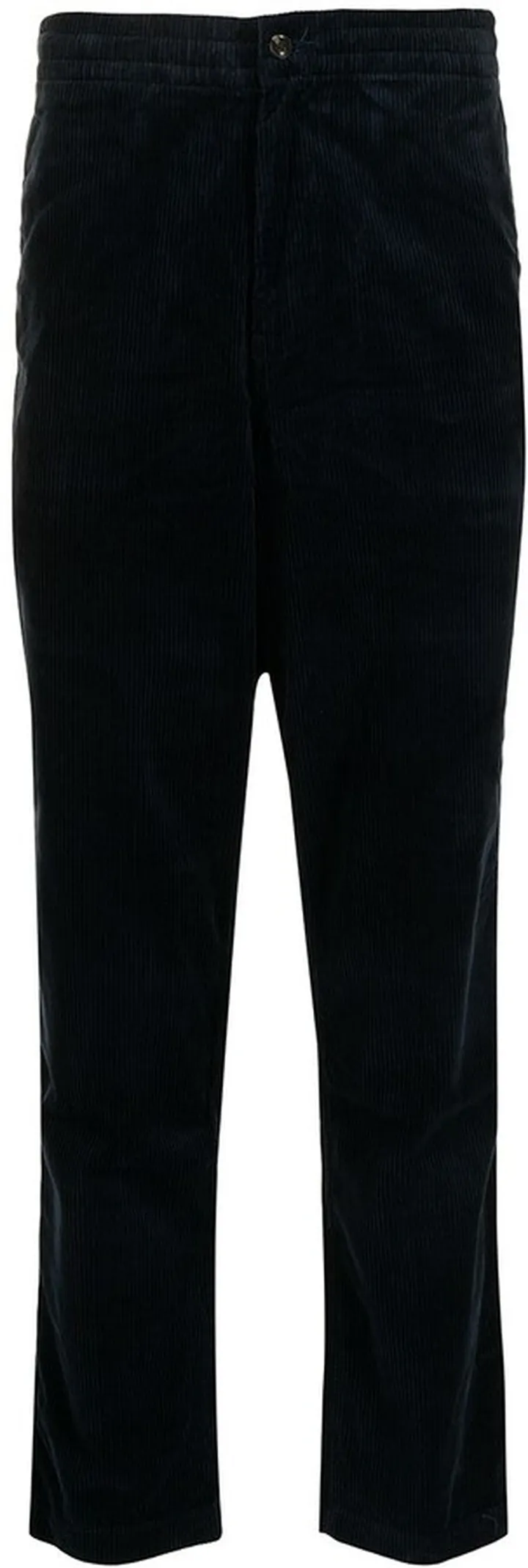 Ribbed Cotton Straight-Leg Trousers