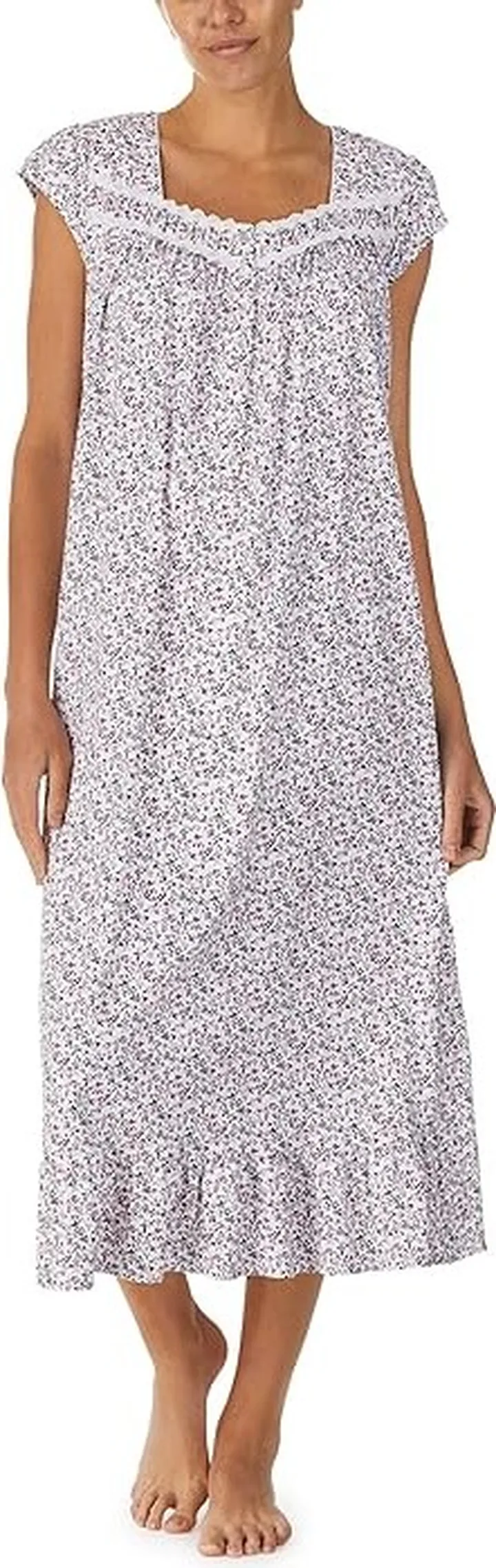 Eileen West 48 Cap Sleeve Gown (Holiday Berry) Women's Pajama