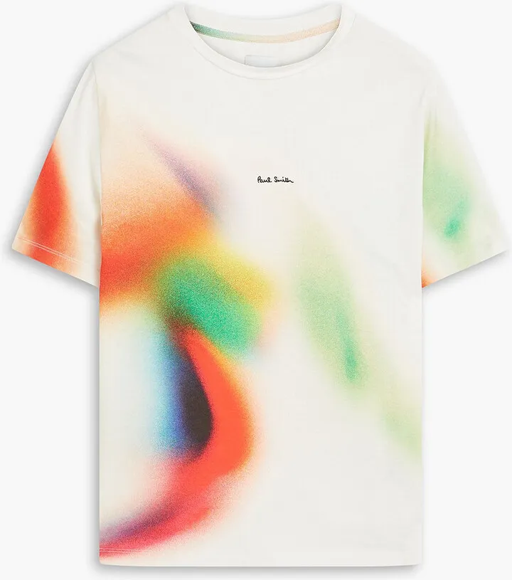 Torch Light printed cotton-jersey T-shirt