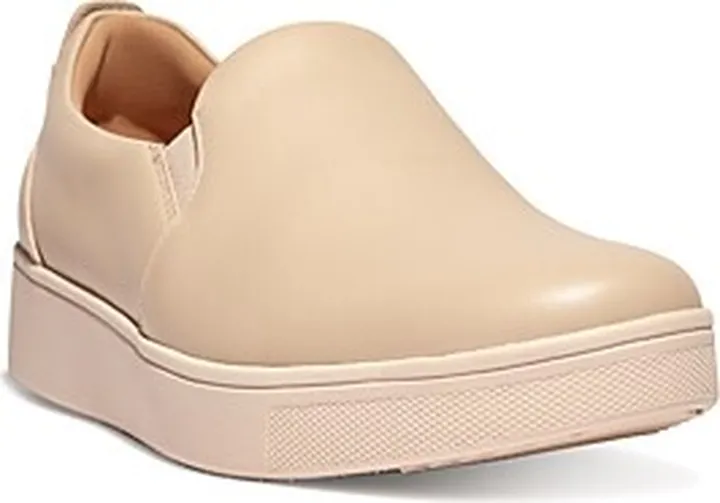 FitFlop Women's Rally Leather Slip On Sneakers