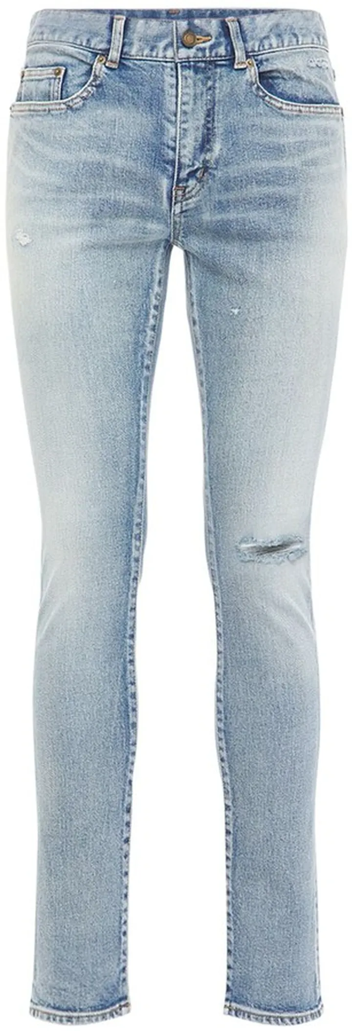 15cm Skinny low waist cotton denim jeans