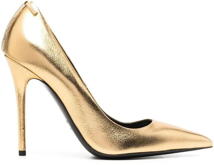 100mm Leather Pumps