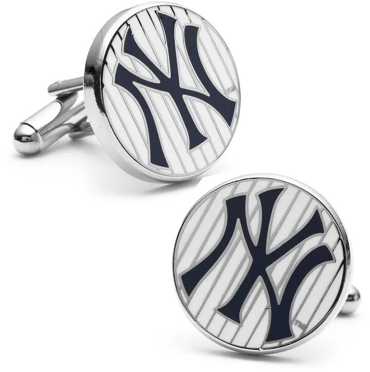 New York Yankees Pinstripe Cufflinks