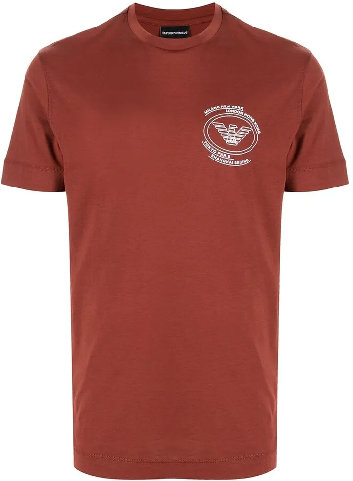 logo-print crewneck T-shirt