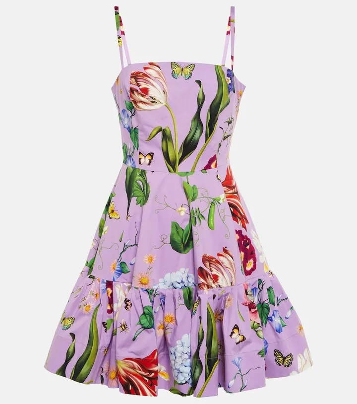 Cotton poplin minidress