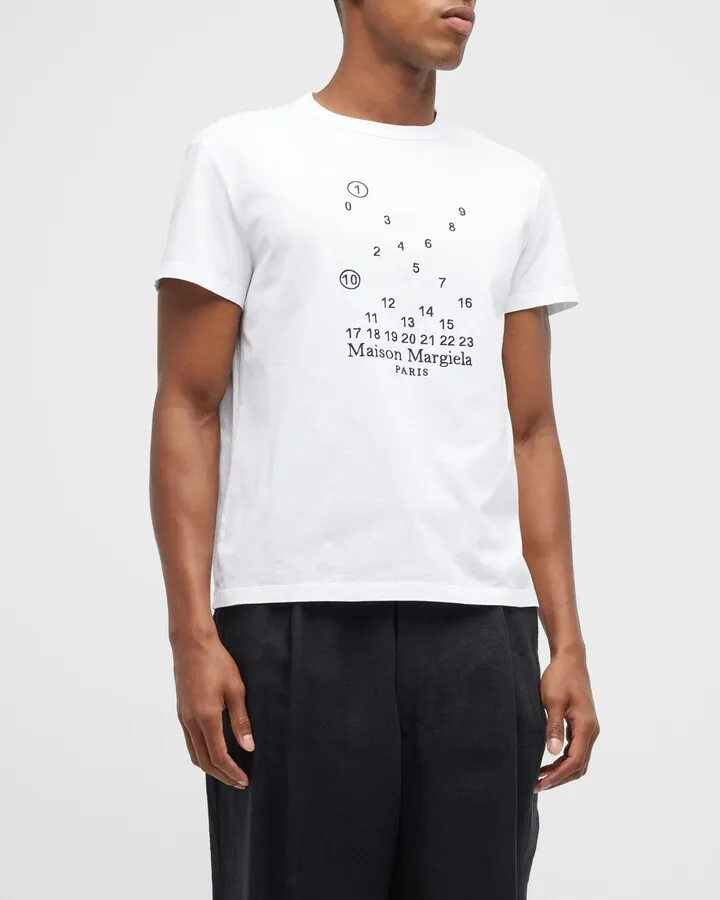 Men's Scattered Logo Crew T-Shirt