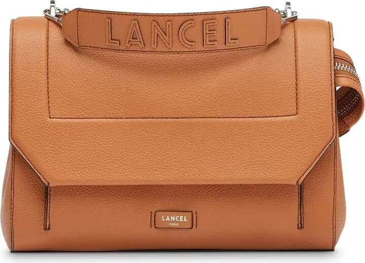 Brown Calf Leather Shoulder Bag