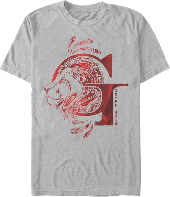 Men's Harry Potter Gryffindor G Logo T-Shirt - Silver - Medium