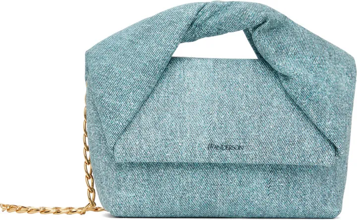 JW Anderson Blue Medium Twister Bag