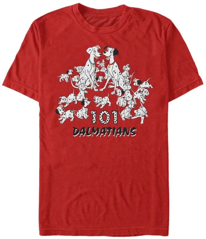 Fifth Sun Men's Dalmatian Group Short Sleeve T-Shirt