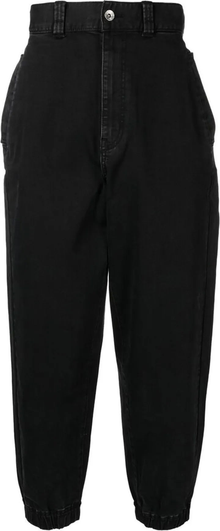 High-Waist Tapered Jeans