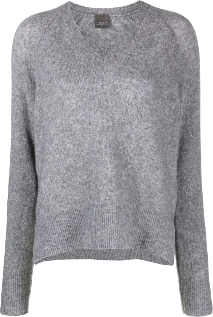V-Neck Knitted Jumper