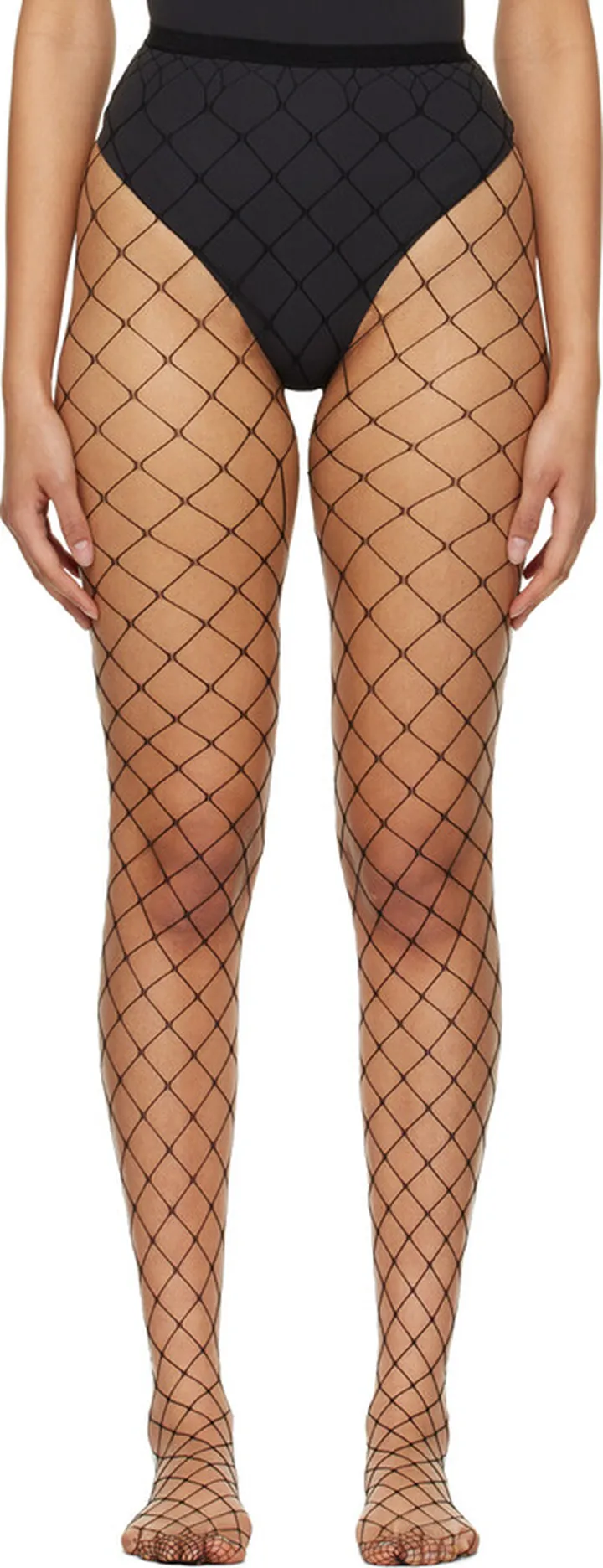 UNDERCOVER Black Fishnet Tights