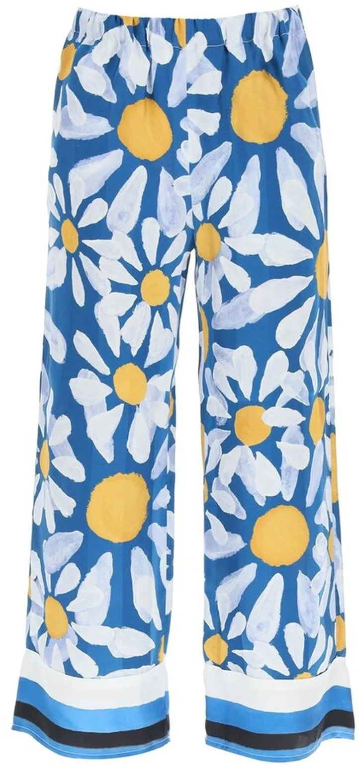 Marni Euphoria Printed Jacquard Cropped Pants