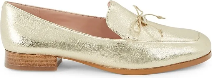 Sarah Metallic Leather Loafers
