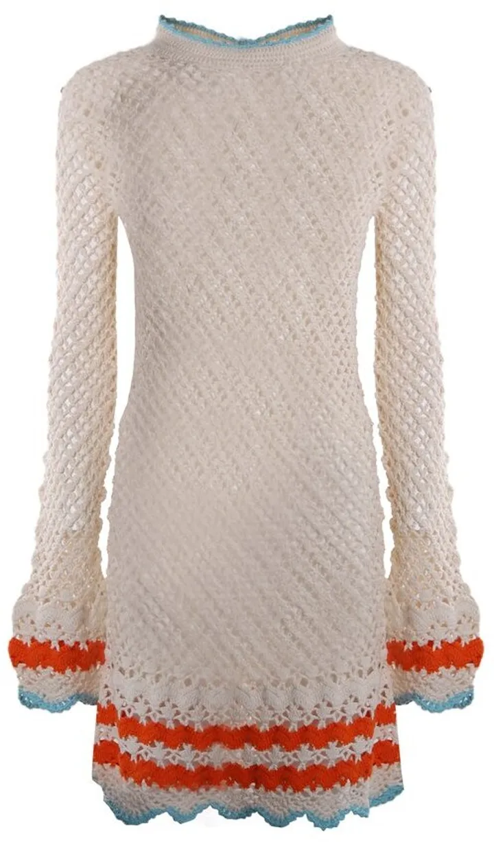 Sportmax Crochet-Knit Mini Dress