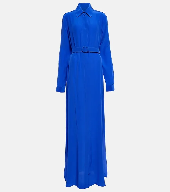 Silk maxi dress