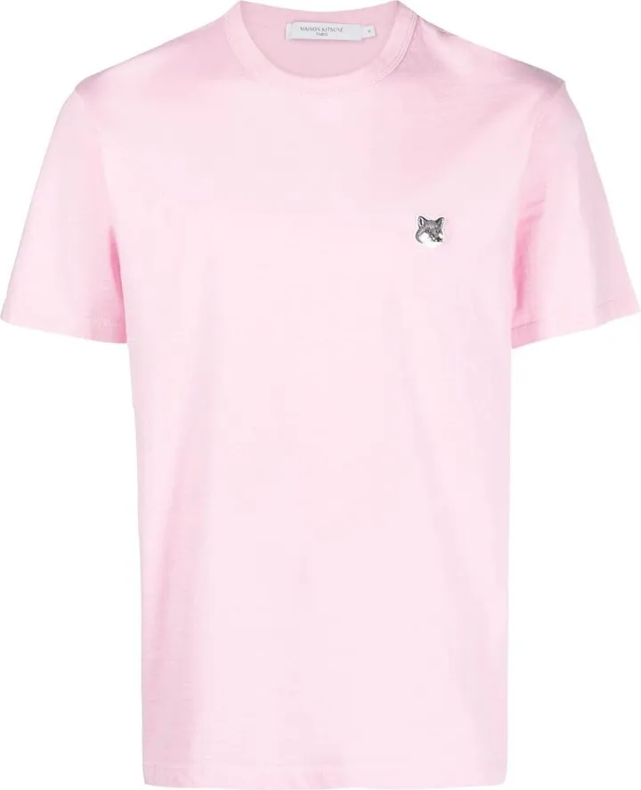Fox-patch cotton T-shirt