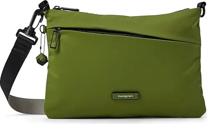 Hedgren Orbit Flat Crossover (Cedar Green) Cross Body Handbags