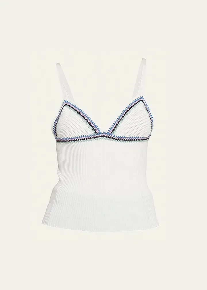 Pointelle Knit Cami
