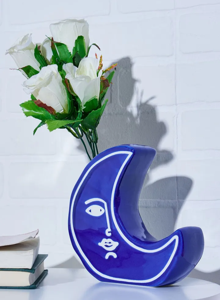 Moon Shaped Vase