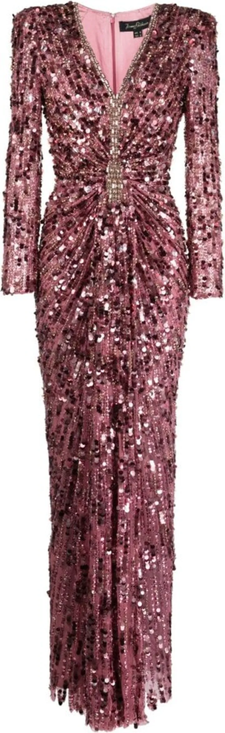 Gazelle sequin-embellished gown