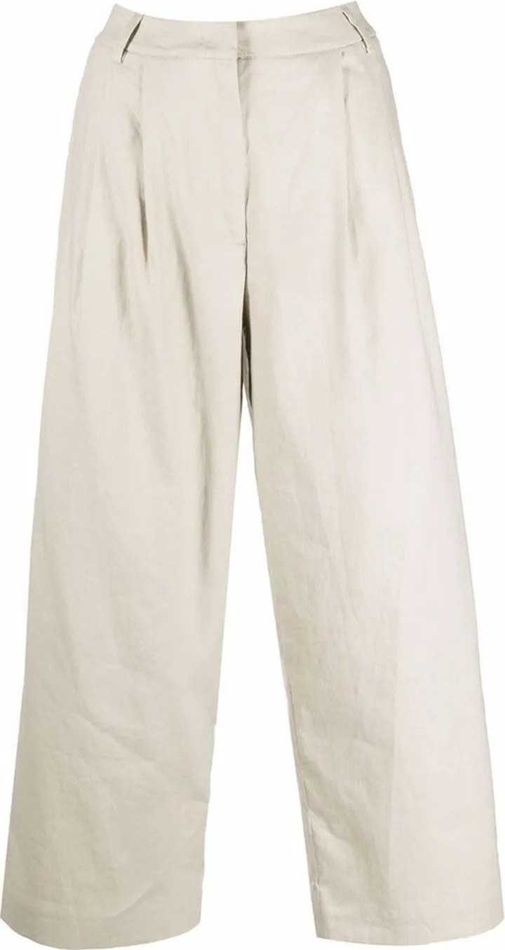 Cropped Tailored Trousers