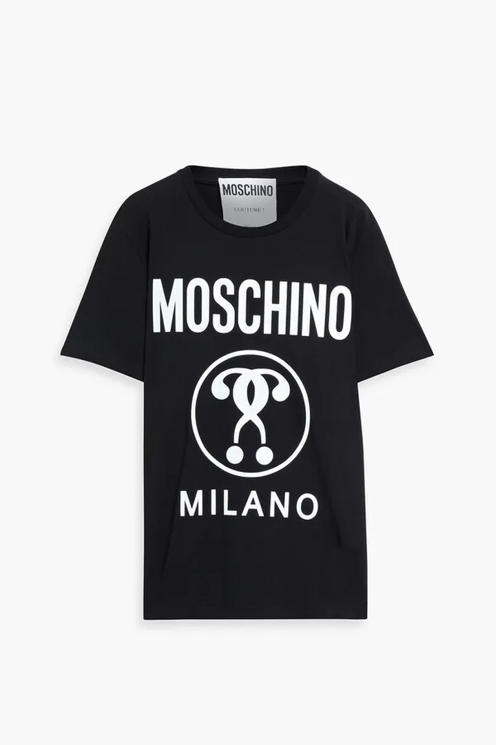 Printed cotton-jersey T-shirt