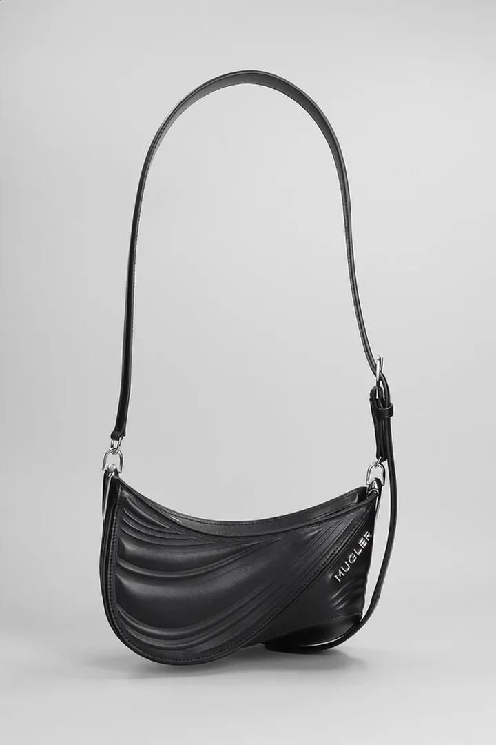 Small Shoulder Bag In Black Leather