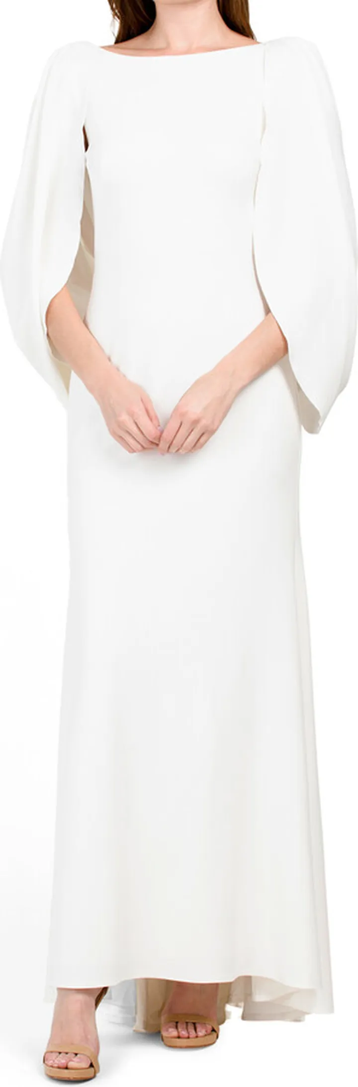Draped Sleeve Gown