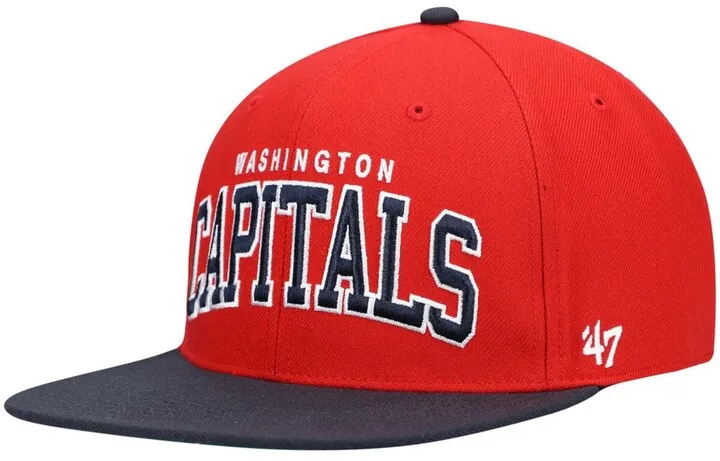 Men's Red Washington Capitals Captain Snapback Hat